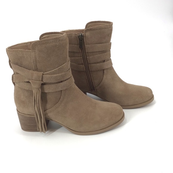 Koolaburra Shoes - Kookaburra by UGG Kenz Western Suede Tassel Ankle Boot